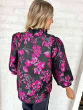 Load image into Gallery viewer, Glamorous Style Pink Jacquard Top