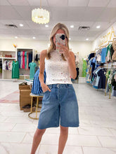 Load image into Gallery viewer, Jolie Bermuda Denim Shorts