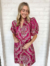 Load image into Gallery viewer, THML Floral Feels Pink Dress