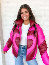Load image into Gallery viewer, Hearts Eyes Hot Pink Jacket