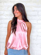 Load image into Gallery viewer, From The View Pink Halter Top