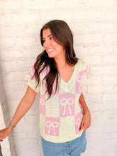 Load image into Gallery viewer, Much Needed Pink Bow Top