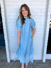 Load image into Gallery viewer, Yours Truly Sky Blue Dress