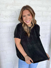 Load image into Gallery viewer, Get Comfy Black Top