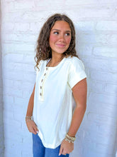 Load image into Gallery viewer, Here For Now Ivory Top