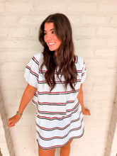 Load image into Gallery viewer, Jordan Amanda Black And Red White Stripe ***TOP***