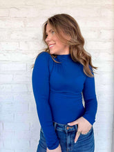 Load image into Gallery viewer, Stole The Show Light Navy Bodysuit