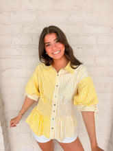 Load image into Gallery viewer, Loud Cheer Yellow Top