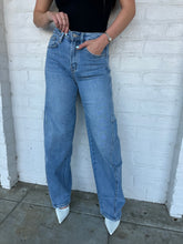 Load image into Gallery viewer, Sweet Like You Super High Rise Wide Barrel Jean