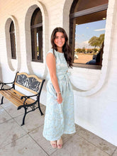 Load image into Gallery viewer, Care For Me Blue Midi Dress