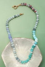 Load image into Gallery viewer, Stacy-B Natural Stone Blue Mix Necklace