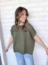 Load image into Gallery viewer, A Moment In Time Olive Top