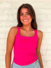 Load image into Gallery viewer, Honey Bee Hot Pink Tank