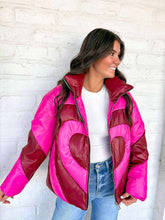 Load image into Gallery viewer, Hearts Eyes Hot Pink Jacket