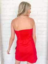 Load image into Gallery viewer, Star Of Wonder Red Scallop Dress