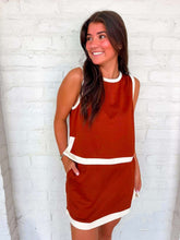 Load image into Gallery viewer, Little Bit Of Love Rust Skort Set