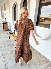 Load image into Gallery viewer, Forever Yours Brown Midi Dress