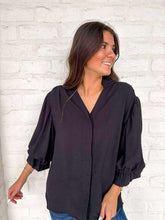 Load image into Gallery viewer, Anything And Everything Black Top