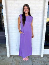 Load image into Gallery viewer, Heart On Fire Purple Dress
