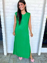 Load image into Gallery viewer, Heart On Fire Green Dress