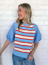 Load image into Gallery viewer, THML Starting Fresh Blue Top