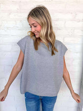 Load image into Gallery viewer, First To Know Grey Sweater Vest