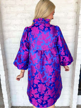 Load image into Gallery viewer, Cherry Blossom Royal Blue Dress