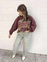 Load image into Gallery viewer, Queen Of Sparkles Brown Rhinestone 'Thanksgiving' Sweatshirt
