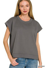 Load image into Gallery viewer, In A Daydream Ash Grey Scuba Top