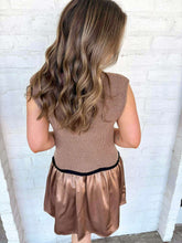 Load image into Gallery viewer, Holding Onto Joy Mocha Dress