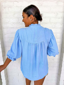 Anything And Everything Blue Top