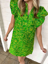 Load image into Gallery viewer, THML Show Me Your Ways Green Dress