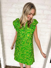 Load image into Gallery viewer, THML Show Me Your Ways Green Dress