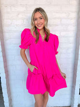 Load image into Gallery viewer, Carry Yourself Hot Pink Dress