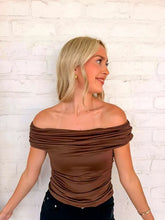 Load image into Gallery viewer, Way To Go Brown Fold Over Top