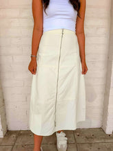Load image into Gallery viewer, Southern Charm Oatmeal Midi Skirt