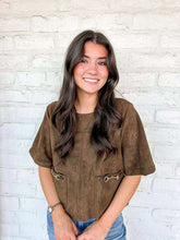 Load image into Gallery viewer, The Darlin Brown Top
