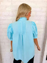 Load image into Gallery viewer, Popular Opinions Blue Top