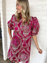 Load image into Gallery viewer, THML Floral Feels Pink Dress