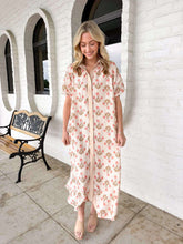 Load image into Gallery viewer, Rather Be Latte Floral Dress