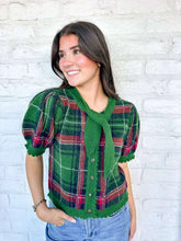 Load image into Gallery viewer, Holiday Fever Green Top