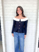 Load image into Gallery viewer, Day Break Black Off the Shoulder Top
