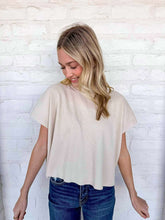 Load image into Gallery viewer, Here When Needed Sand Beige Top