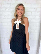 Load image into Gallery viewer, Flourish Remains Black Polka Dot Dress