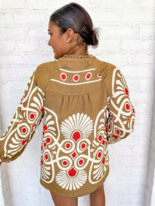 Walking Away Mocha Mix Top