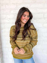 Load image into Gallery viewer, Reach Out For More Olive Sweater