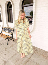 Load image into Gallery viewer, Hello Darling Green Dress