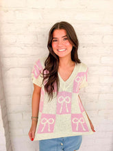 Load image into Gallery viewer, Much Needed Pink Bow Top