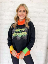 Load image into Gallery viewer, Jordan Amanda Happy Halloween Mock Neck Sweater