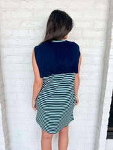 Load image into Gallery viewer, The Great Divide Navy Stripe Dress